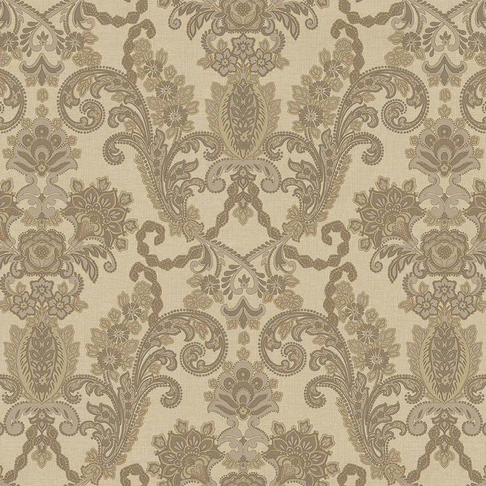 Beige Embossed Wallpaper – Coastal Accents (6804-1)
